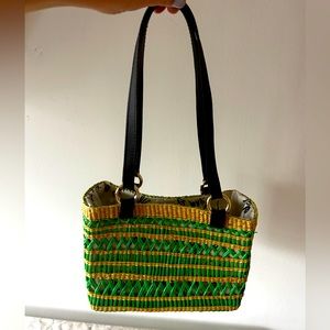 Sensi studio NEW mini raffia tote